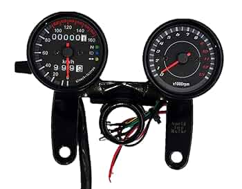 Amazon.co.jp: world Imp Motor バイク 12V 用 電気式 タコ